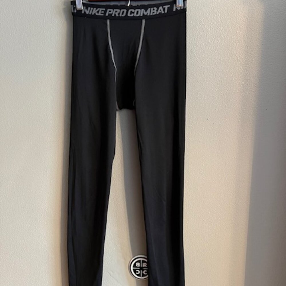 Nike Pro Youth Dri-Fit Black Compression Training Tights! Size XL
